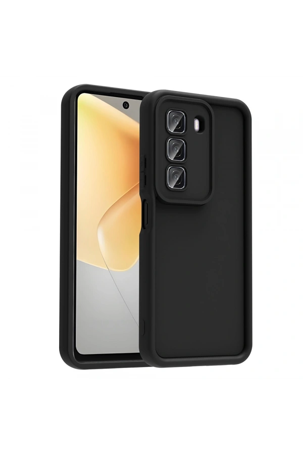 İnfinix Hot 50 4G Kılıf Kamera Korumalı Zore Ananas Kapak