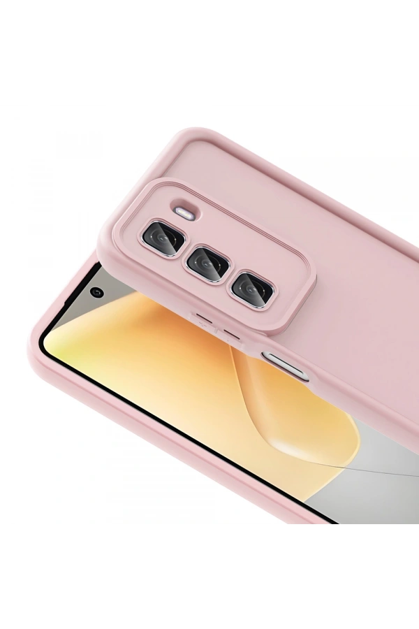 İnfinix Hot 50 4G Kılıf Kamera Korumalı Zore Ananas Kapak