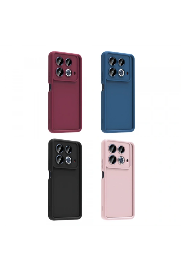 İnfinix Note 40 4G Kılıf Kamera Korumalı Zore Ananas Kapak