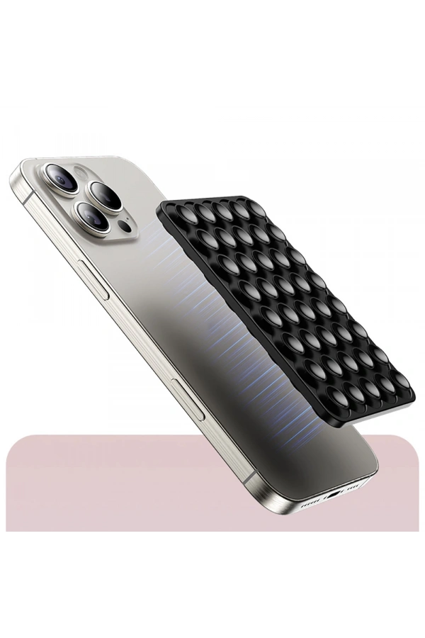 Kare Öpücüklü 01 Silikon Telefon Tutucu