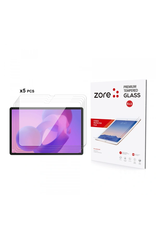 Lenovo Idea Tab Pro 12.7 TB-373FU Zore 5in1 Tablet Temperli Cam Ekran Koruyucu