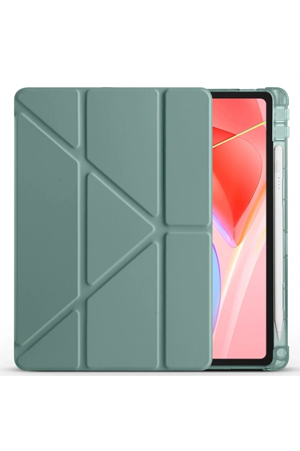 Lenovo Tab TB-311FU Kılıf Zore Tri Folding Kalem Bölmeli Standlı Kılıf