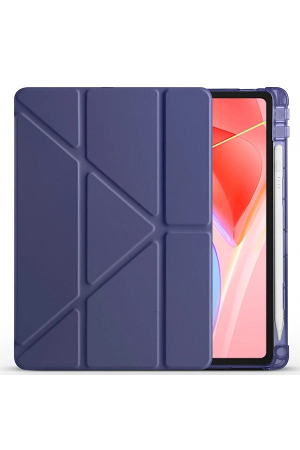 Lenovo Tab TB-311FU Kılıf Zore Tri Folding Kalem Bölmeli Standlı Kılıf