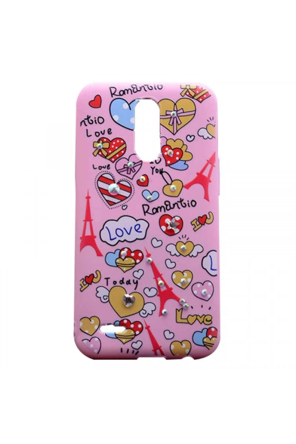 LG K10 2017 Kılıf Zore Pembiş Silikon