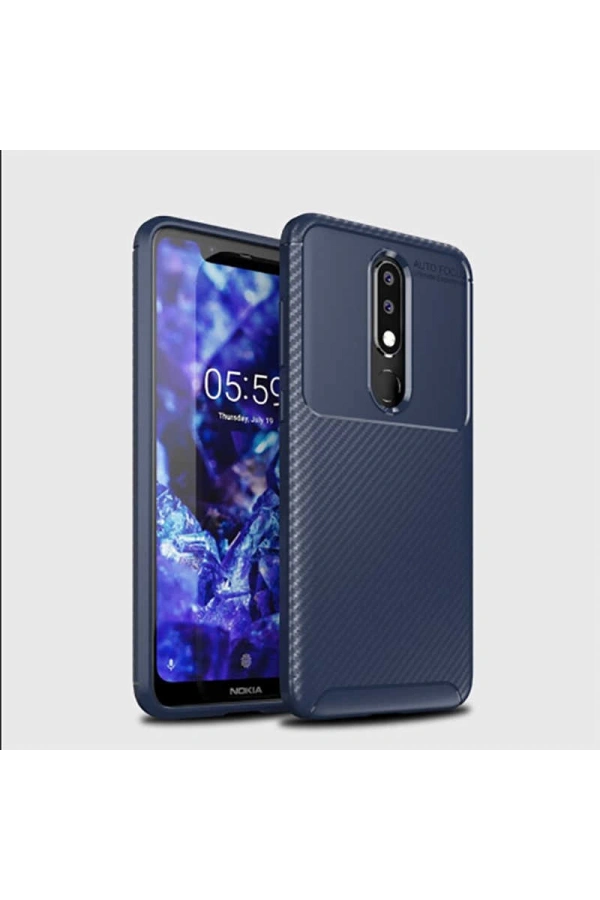 Nokia 5.1 Plus Kılıf Zore Negro Silikon Kapak