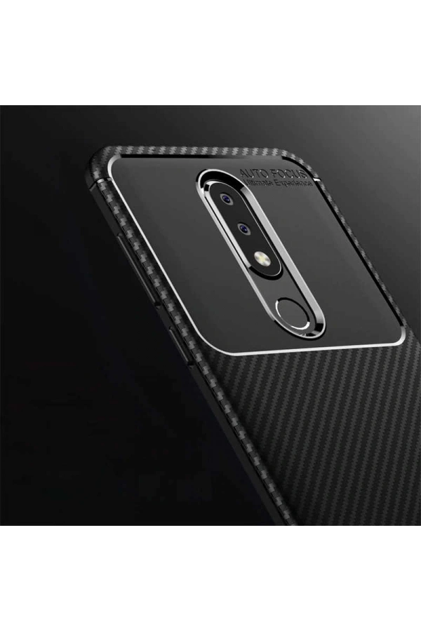 Nokia 5.1 Plus Kılıf Zore Negro Silikon Kapak