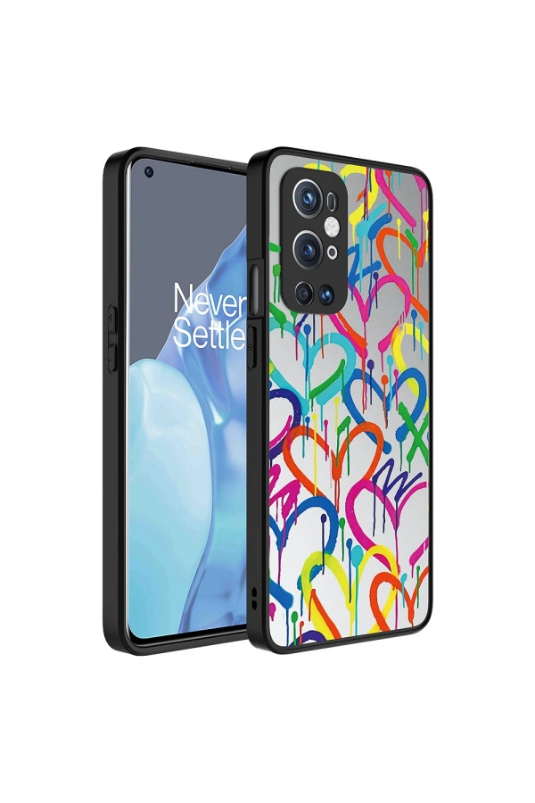 One Plus 9 Pro Kılıf Aynalı Desenli Kamera Korumalı Parlak Zore Mirror Kapak