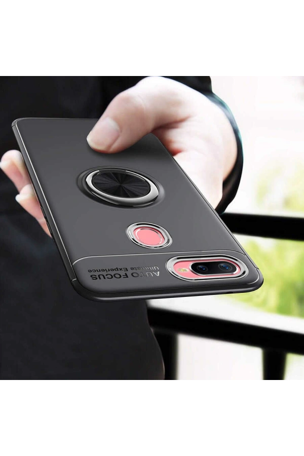 Oppo A12 Kılıf Zore Ravel Silikon Kapak
