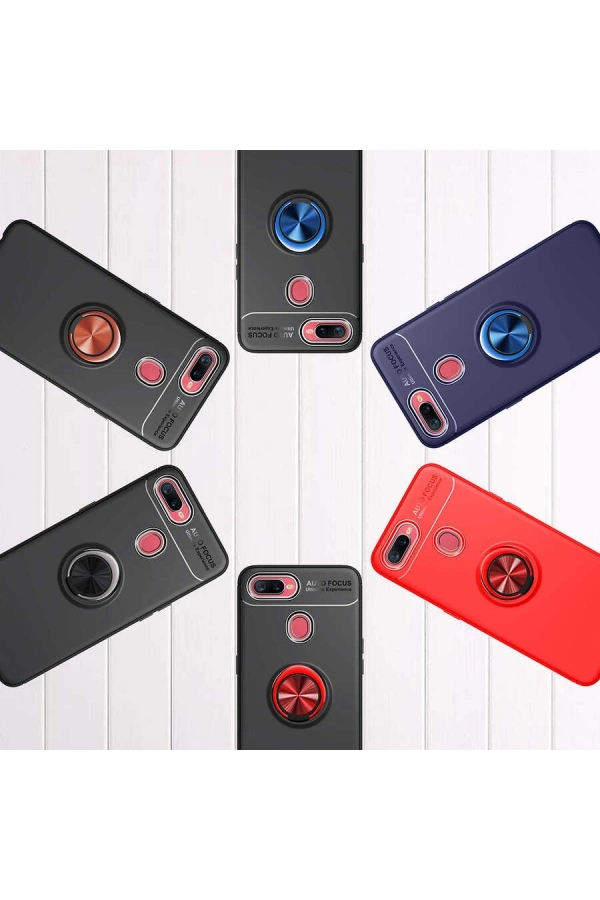 Oppo A12 Kılıf Zore Ravel Silikon Kapak
