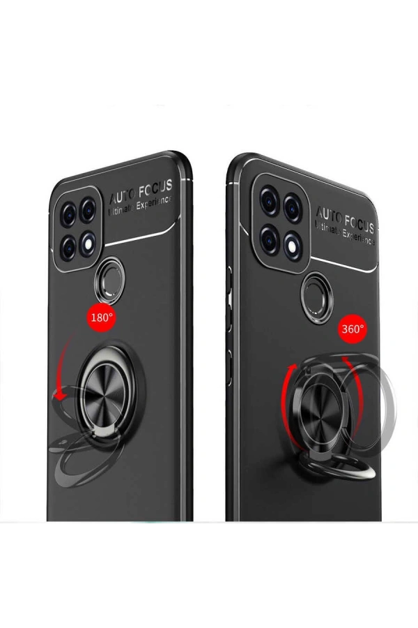 Oppo A15S Kılıf Zore Ravel Silikon Kapak