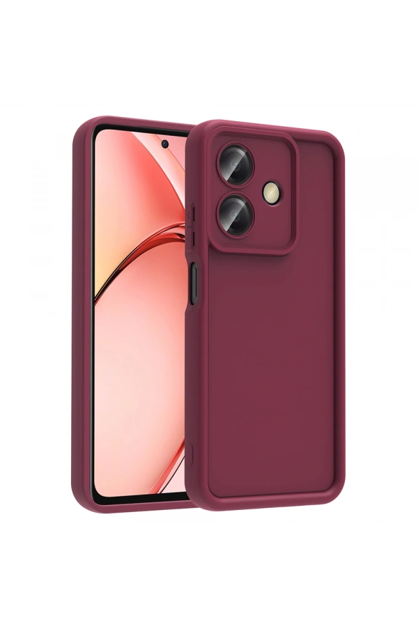 Oppo A3 Kılıf Kamera Korumalı Zore Ananas Kapak