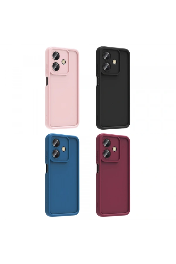 Oppo A3 Kılıf Kamera Korumalı Zore Ananas Kapak