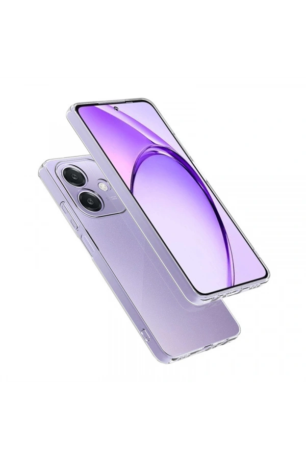 Oppo A3 Kılıf Zore Süper Silikon Kapak