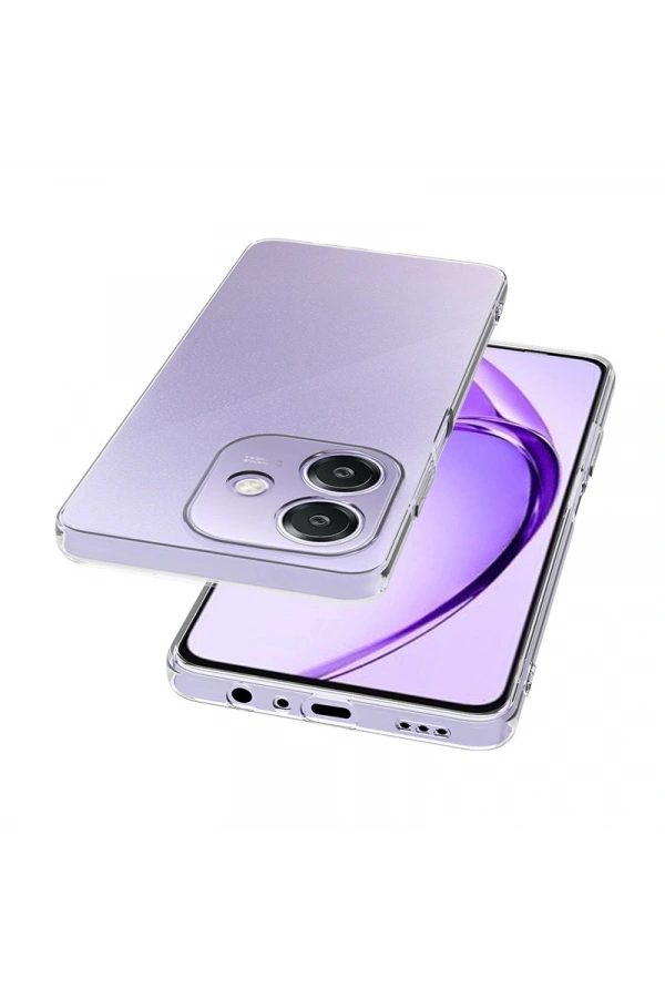 Oppo A3 Kılıf Zore Süper Silikon Kapak