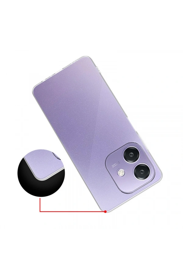 Oppo A3 Kılıf Zore Süper Silikon Kapak