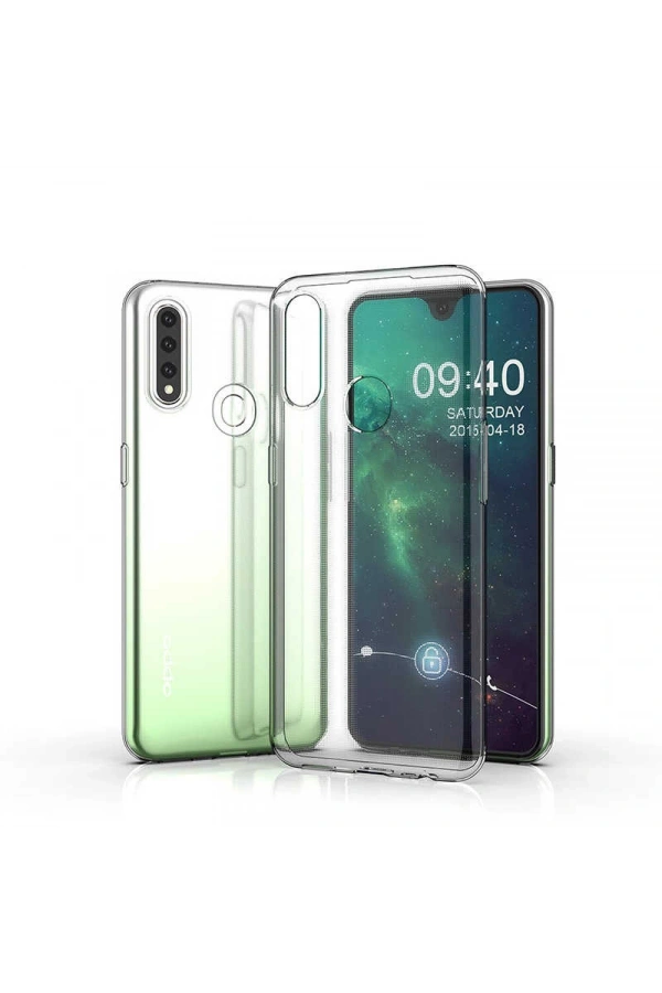 Oppo A31 Kılıf Zore Süper Silikon Kapak