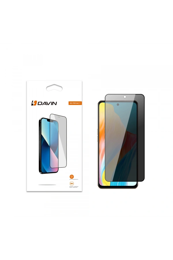 Oppo A38 Davin 5D Privacy Cam Ekran Koruyucu