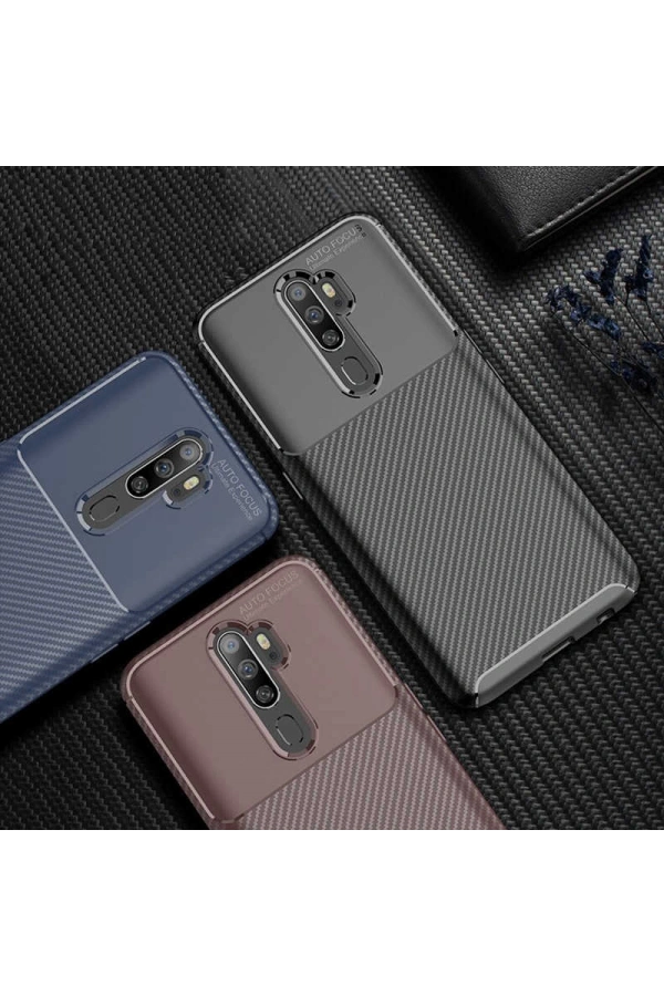 Oppo A5 2020 Kılıf Zore Negro Silikon Kapak