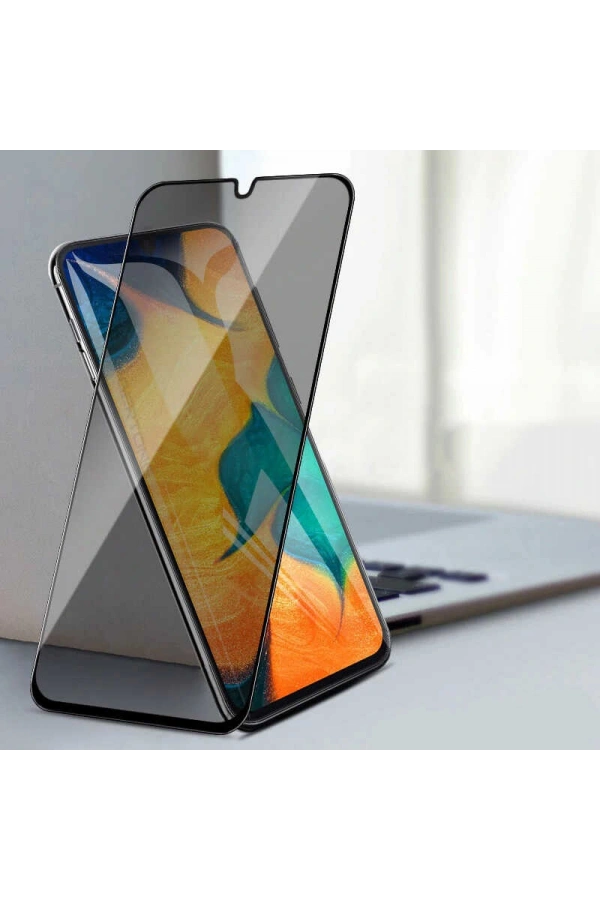 Oppo A5 2020 Zore New 5D Privacy Temperli Ekran Koruyucu