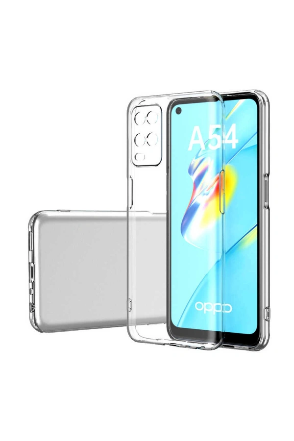 Oppo A54 4G Kılıf Zore Kamera Korumalı Süper Silikon Kapak