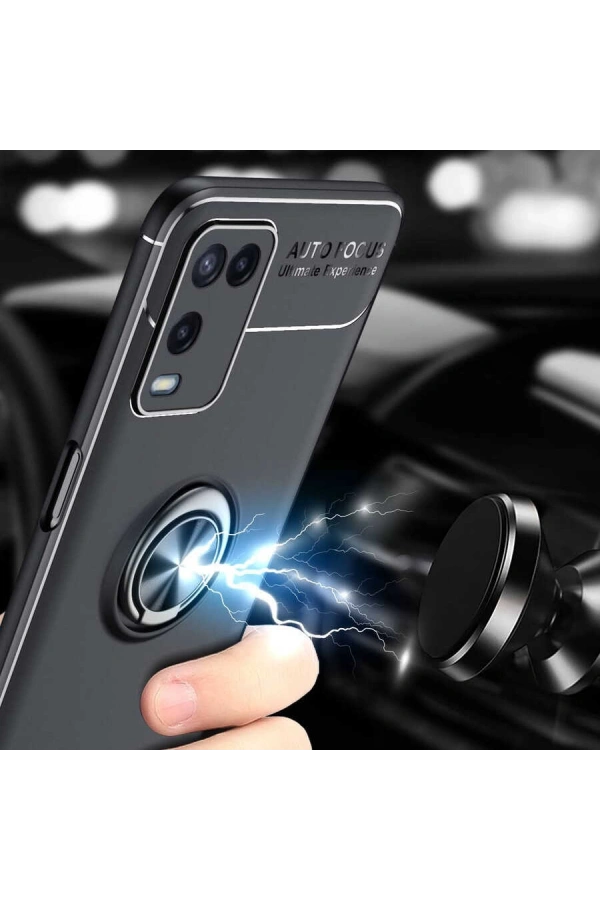 Oppo A54 4G Kılıf Zore Ravel Silikon Kapak