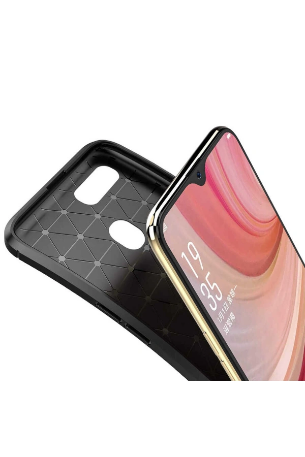 Oppo A5S Kılıf Zore Negro Silikon Kapak