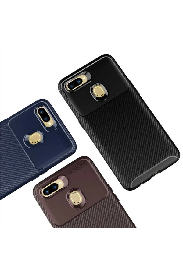 Oppo A5S Kılıf Zore Negro Silikon Kapak