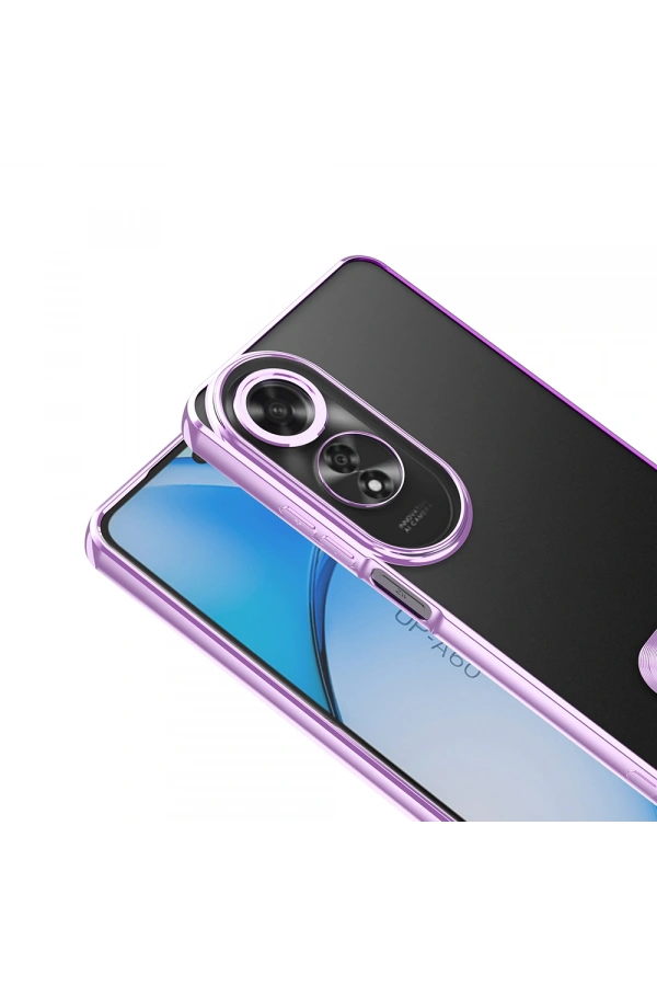 Oppo A60 Kılıf Kamera Korumalı Logo Gösteren Zore Omega Kapak