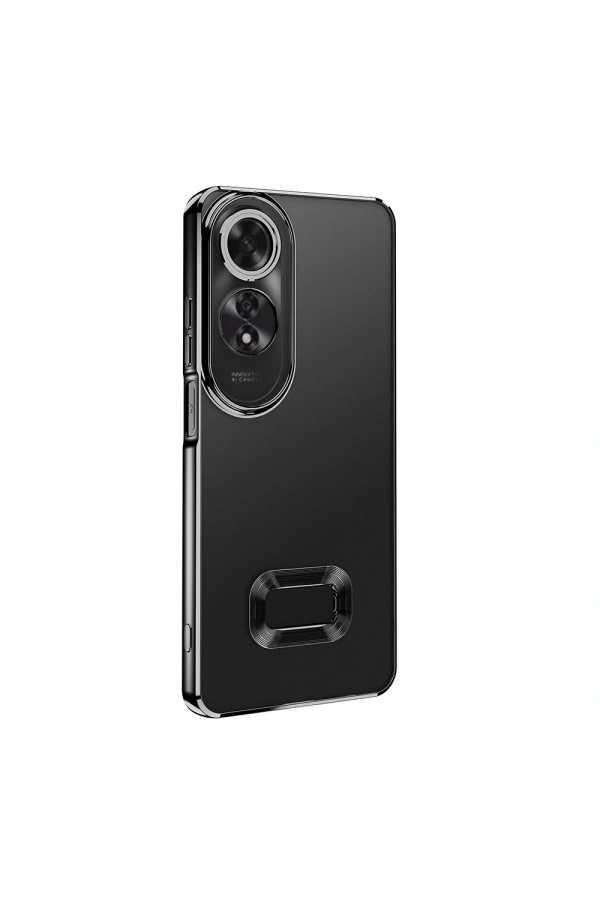Oppo A60 Kılıf Kamera Korumalı Logo Gösteren Zore Omega Kapak