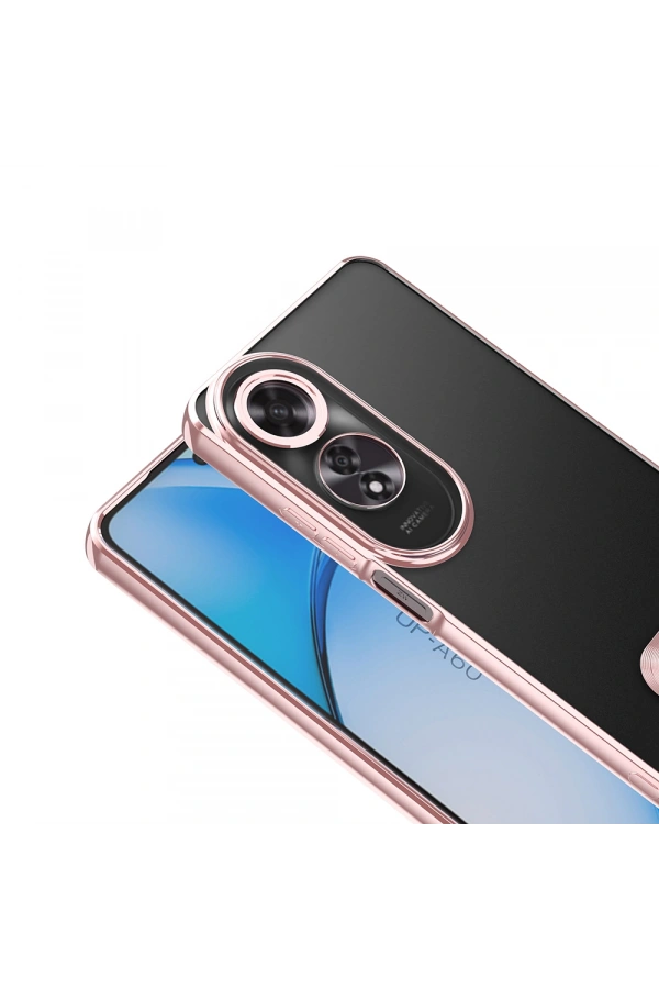 Oppo A60 Kılıf Kamera Korumalı Logo Gösteren Zore Omega Kapak