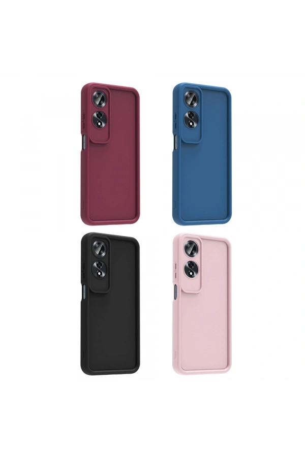 Oppo A60 Kılıf Kamera Korumalı Zore Ananas Kapak