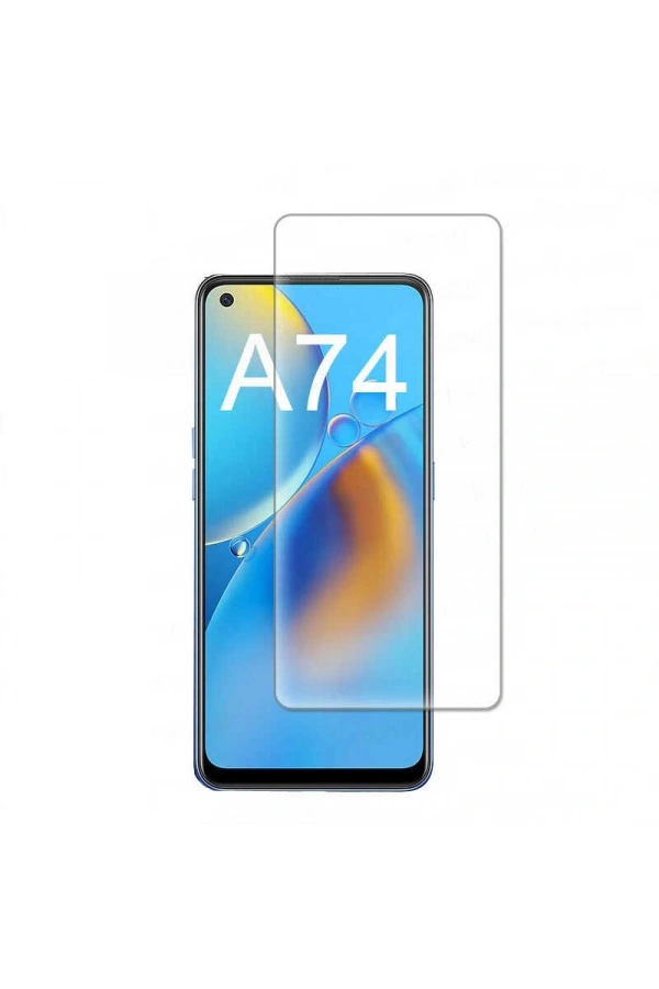 Oppo A74 4G Zore Maxi Glass Temperli Cam Ekran Koruyucu