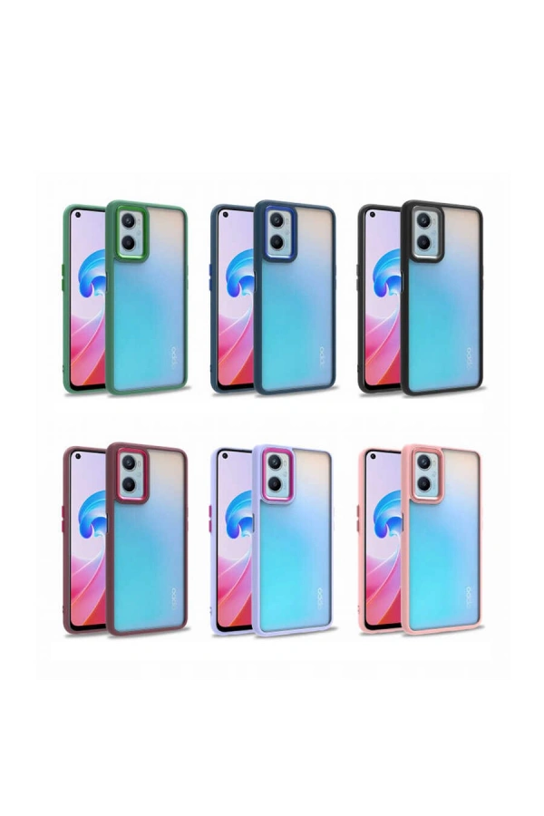 Oppo A76 Kılıf Zore Flora Kapak