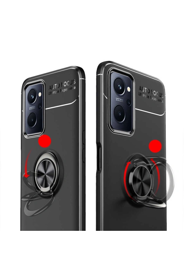 Oppo A76 Kılıf Zore Ravel Silikon Kapak
