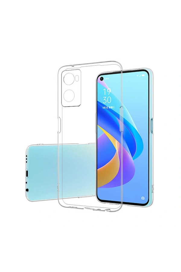 Oppo A76 Kılıf Zore Süper Silikon Kapak