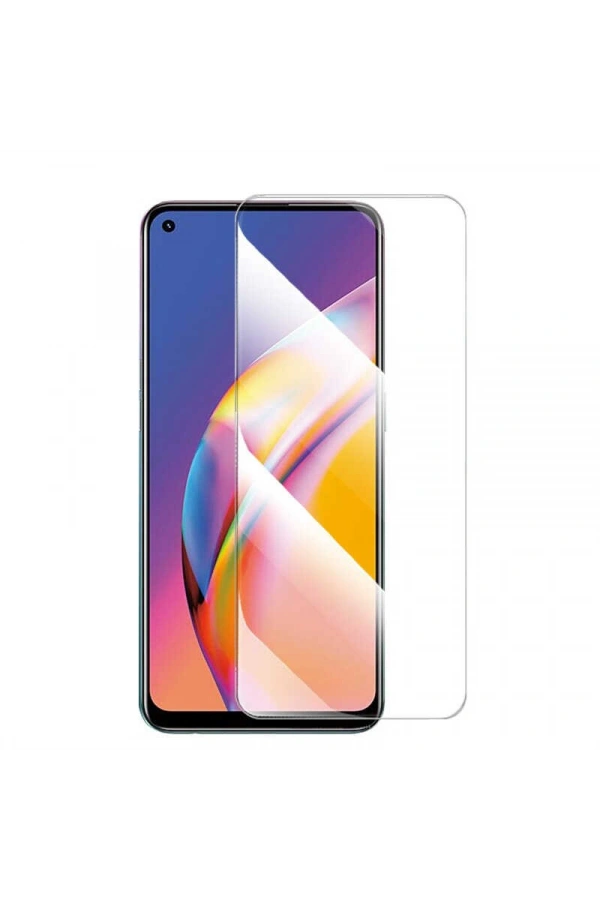 Oppo A76 Zore Maxi Glass Temperli Cam Ekran Koruyucu
