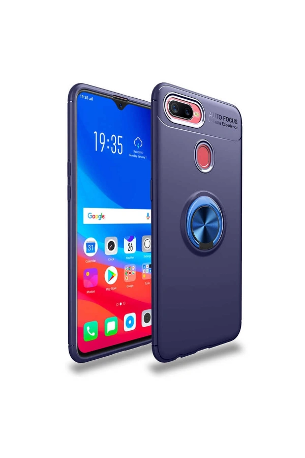Oppo A7X Kılıf Zore Ravel Silikon Kapak