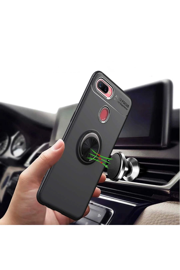 Oppo A7X Kılıf Zore Ravel Silikon Kapak
