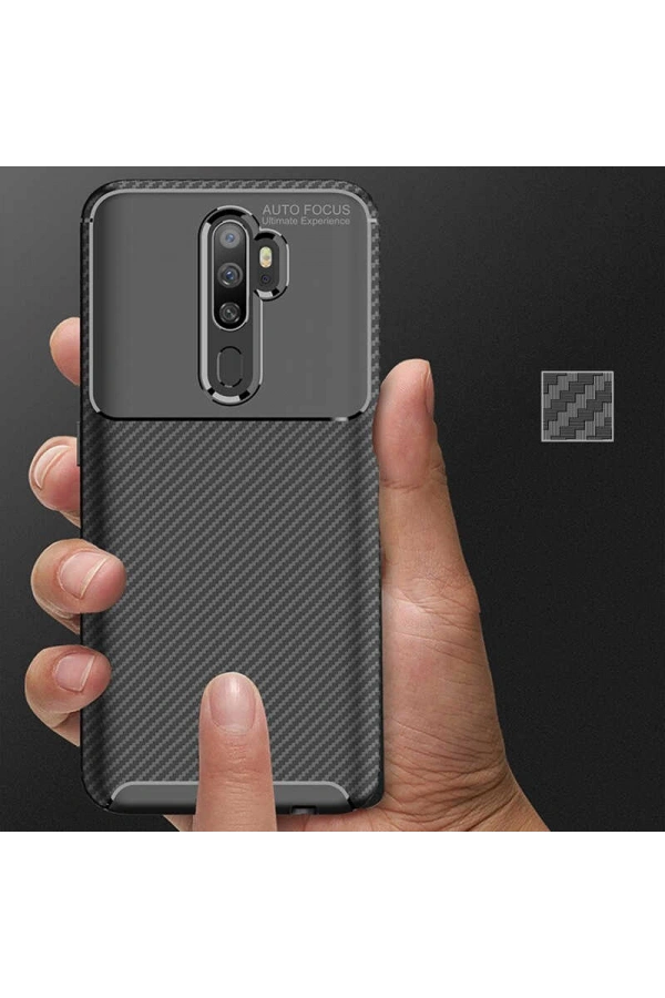 Oppo A9 2020 Kılıf Zore Negro Silikon Kapak