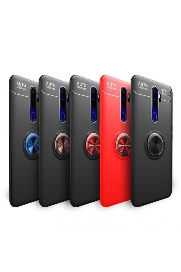 Oppo A9 2020 Kılıf Zore Ravel Silikon Kapak