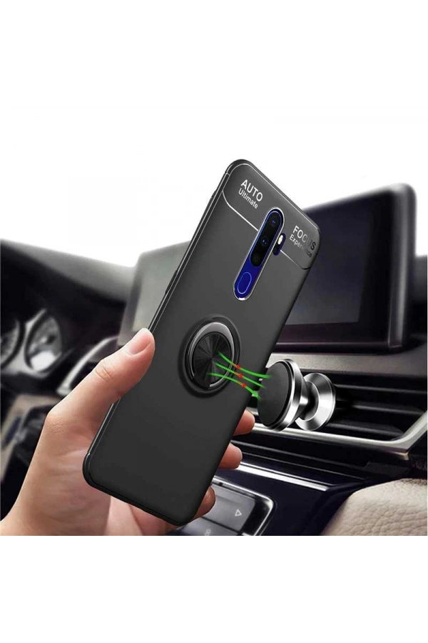 Oppo A9 2020 Kılıf Zore Ravel Silikon Kapak