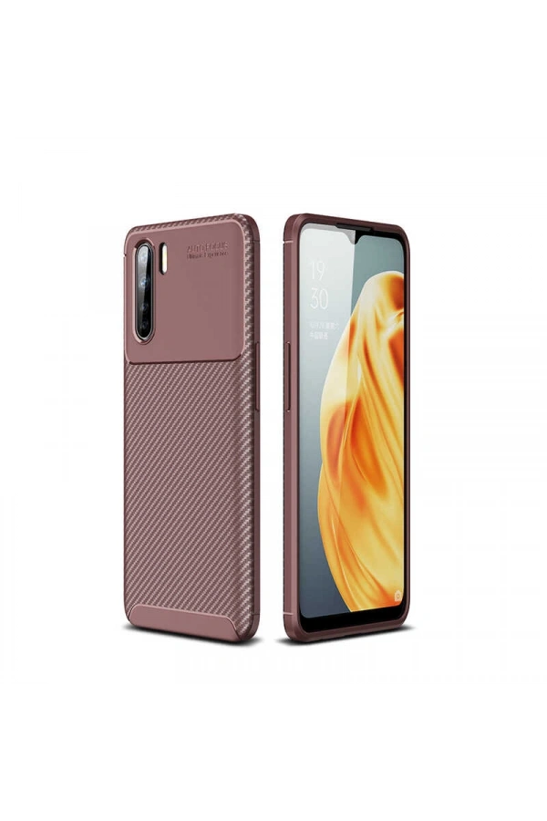 Oppo A91 Kılıf Zore Negro Silikon Kapak