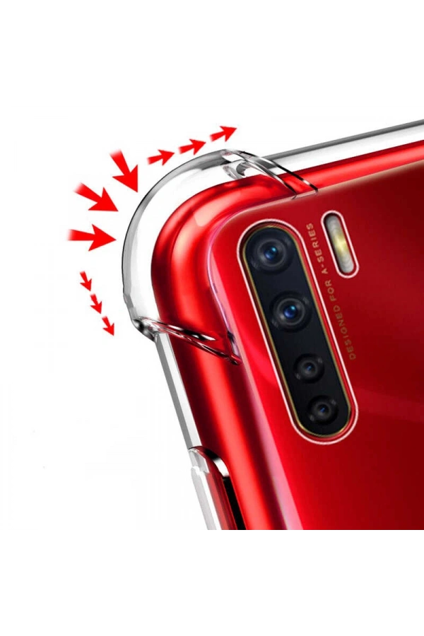 Oppo A91 Kılıf Zore Nitro Anti Shock Silikon