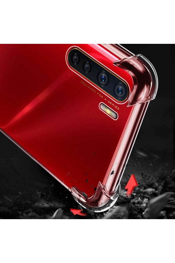 Oppo A91 Kılıf Zore Nitro Anti Shock Silikon