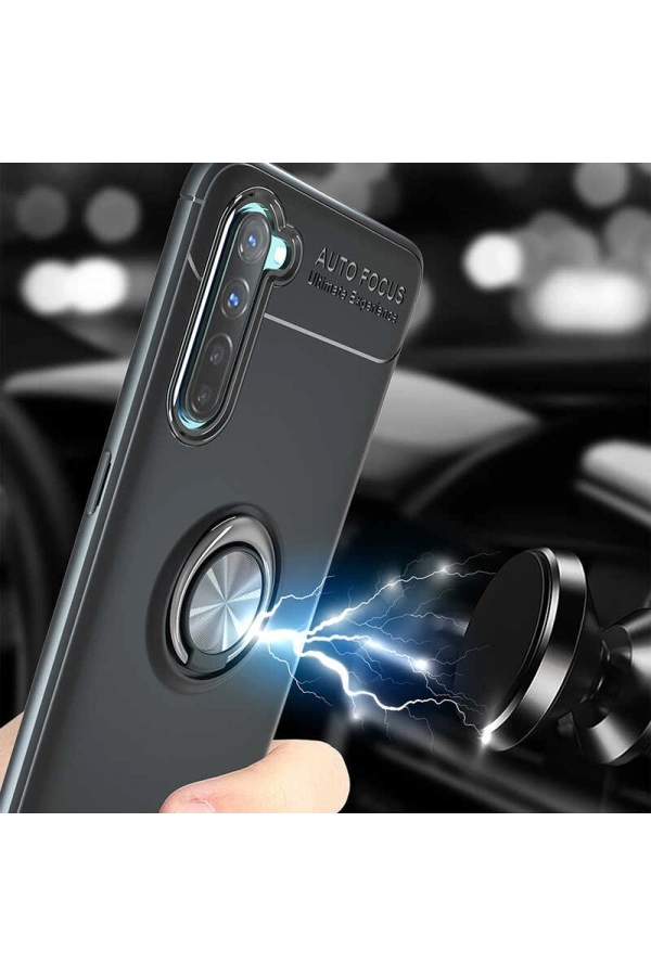 Oppo A91 Kılıf Zore Ravel Silikon Kapak