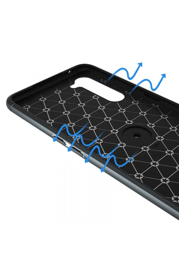 Oppo A91 Kılıf Zore Ravel Silikon Kapak