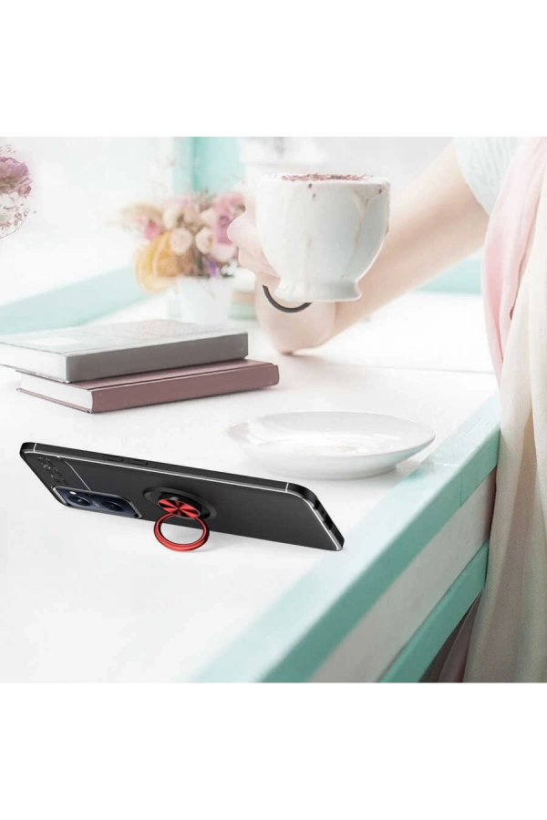 Oppo A96 4G Kılıf Zore Ravel Silikon Kapak