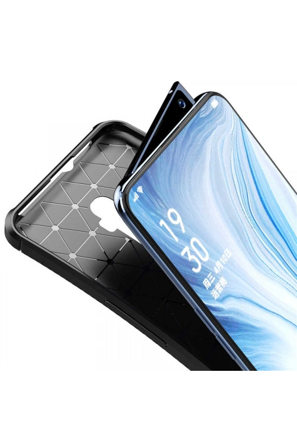 Oppo Reno 10X Zoom Kılıf Zore Negro Silikon Kapak