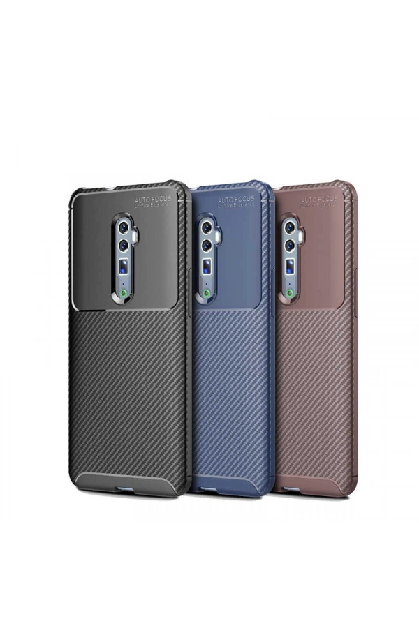 Oppo Reno 10X Zoom Kılıf Zore Negro Silikon Kapak
