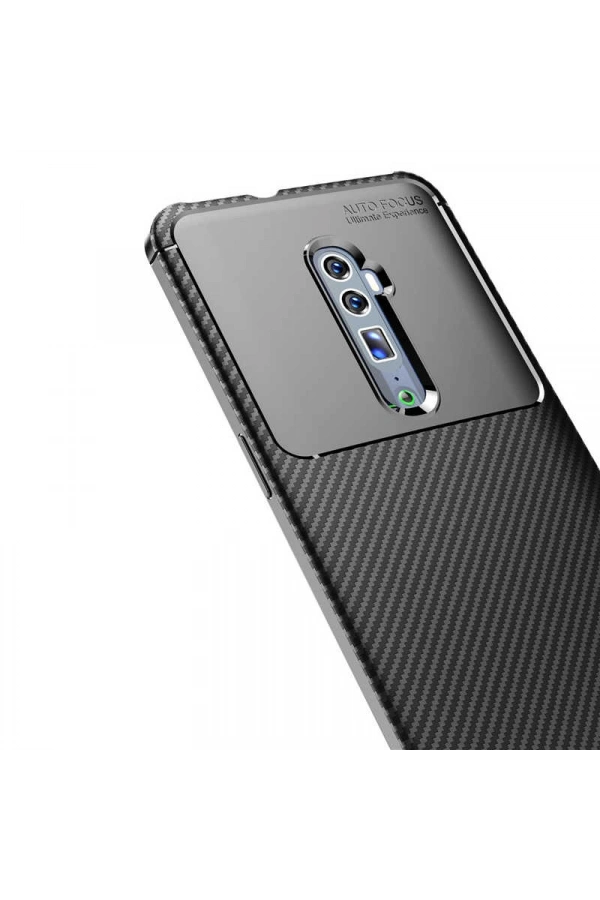 Oppo Reno 10X Zoom Kılıf Zore Negro Silikon Kapak